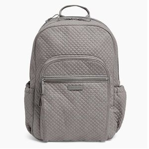 Vera Bradley Iconic Campus Backpack Grey